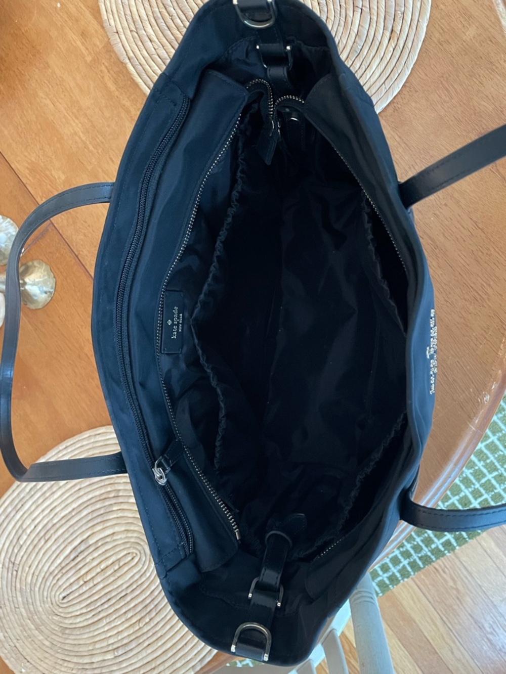 Kate Spade Black Nylon Tote - Picture 3 of 5